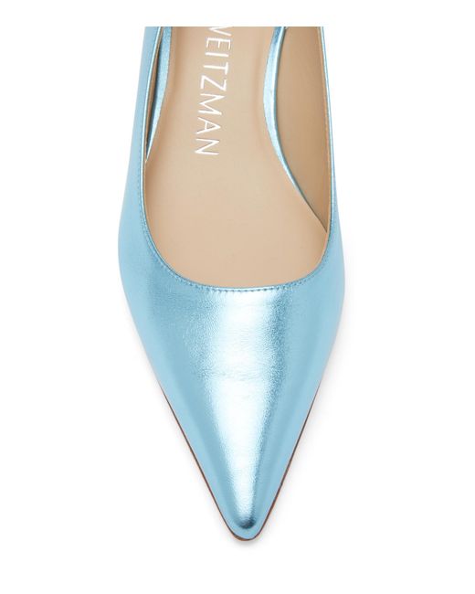 Stuart Weitzman Blue Stuart 50 Slingback Pump