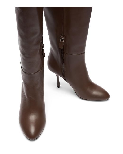 Madison Boot 85 di Stuart Weitzman in Brown
