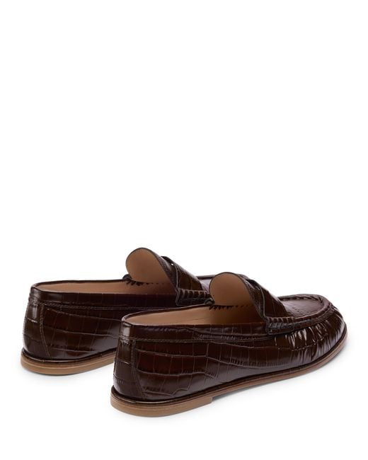 Spencer Loafer di Stuart Weitzman in Brown