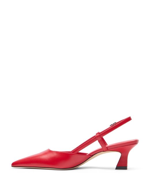 Stuart Weitzman Red Vinnie 50 Slingback
