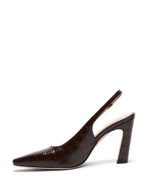 Stuart Weitzman Brown Stassi Slingback 85