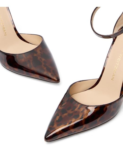 Stuart Weitzman Brown Stuart Power Strap 85