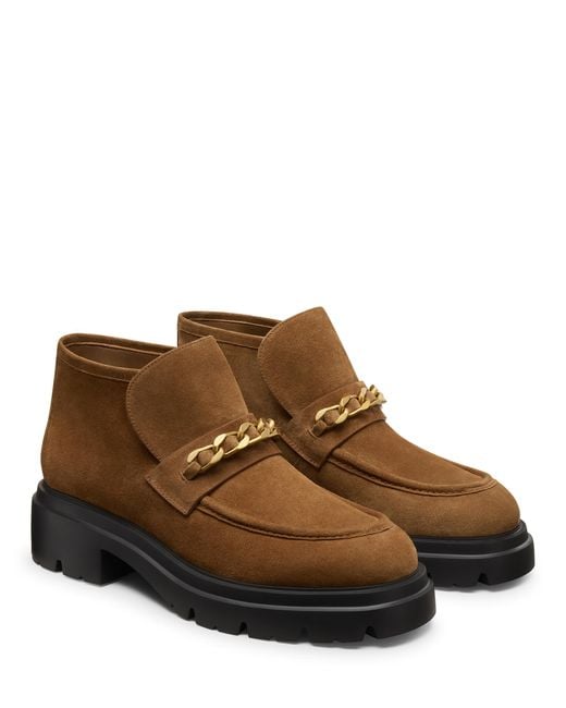 Stuart Weitzman Brown Soluxe Hudson Chukka