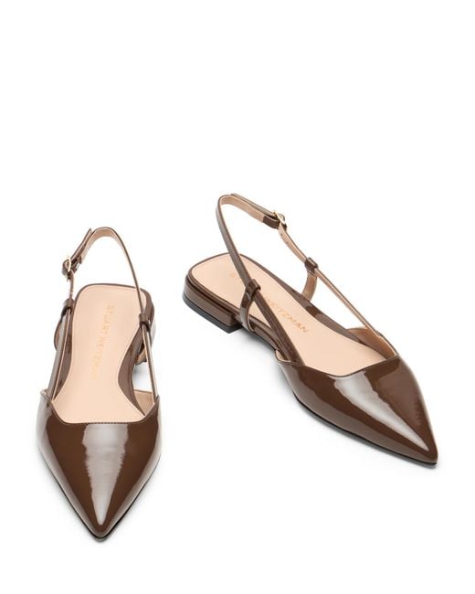 Stuart Weitzman Brown Vinnie Slingback