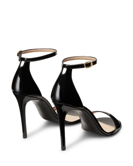 Stuart Weitzman Black Nudist Ii 100 Sandal