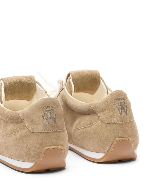 Stuart Weitzman Natural Colton Sleek Sneaker
