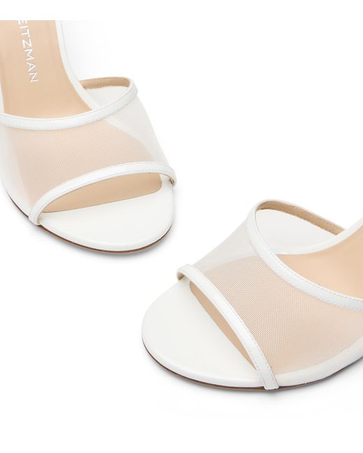 Stuart Weitzman Metallic Heeled Mules