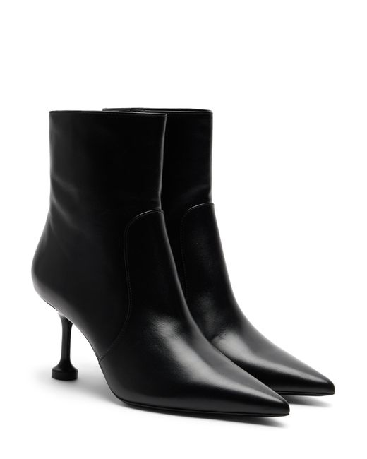Stuart Weitzman Black Stuartini Zip Bootie 75
