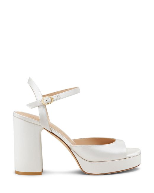 Stuart Weitzman White Dayna Ii Platform