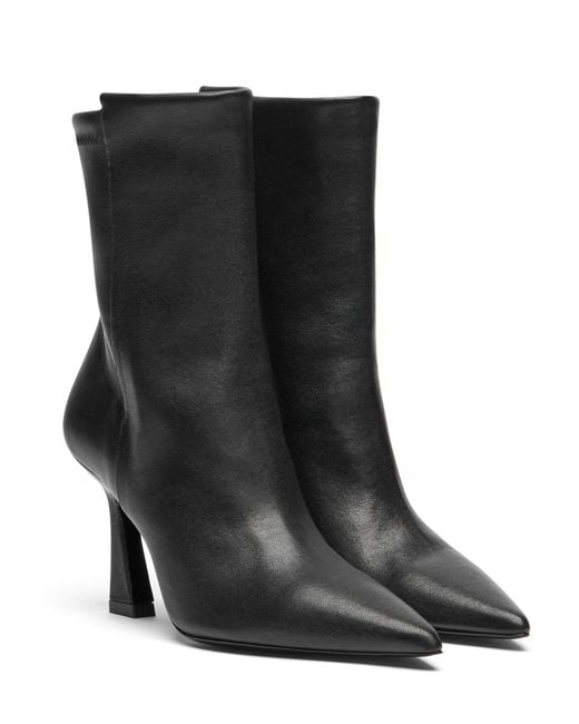 Stuart Weitzman Black 5050 Vinnie Bootie 85