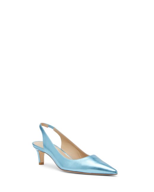 Stuart Weitzman Blue Stuart 50 Slingback Pump