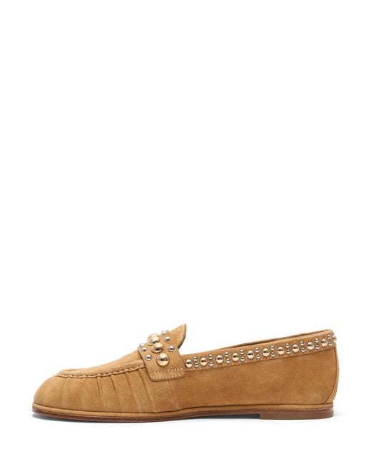 Stuart Weitzman Brown Perry Loafer