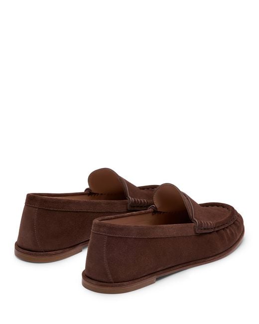 Stuart Weitzman Brown Spencer Loafer