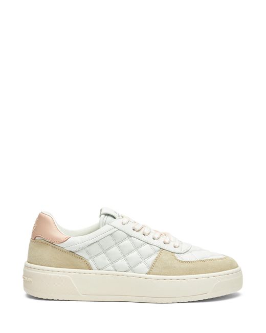 Stuart Weitzman White Sw Courtside Sleek Sneaker