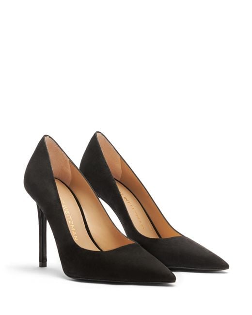 Stuart Weitzman Black Stuart Power 100 Pump