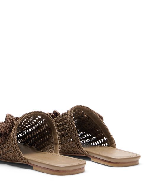 Stuart Weitzman Brown Lotus Mule