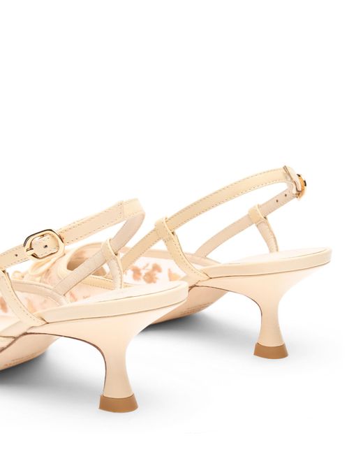Stuart Weitzman Natural Kitty Slingback 50