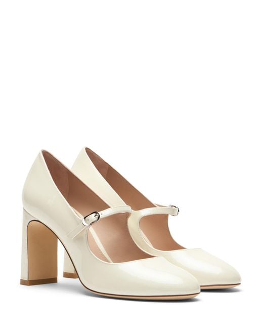 Stuart Weitzman Metallic Babette Mary Jane 85