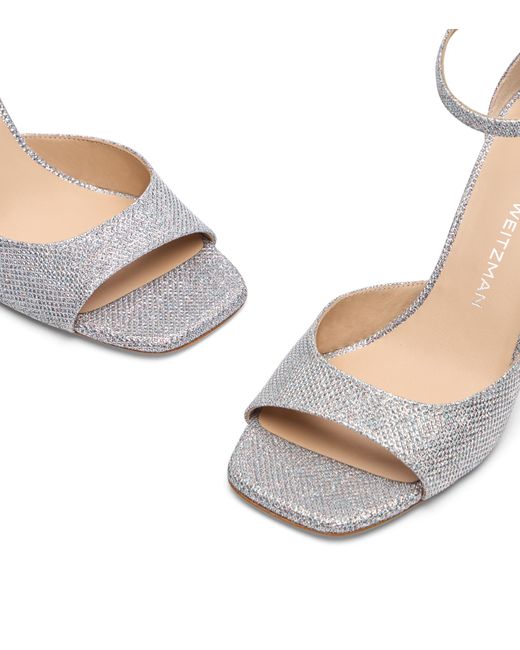 Stuart Weitzman Metallic Nudistia 75 Sandal