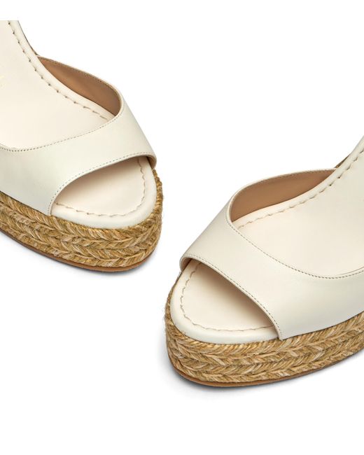 Nudistia Espadrille Wedge Stuart Weitzman en coloris Metallic