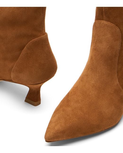 Stuart Weitzman Brown Vinnie Bootie 50