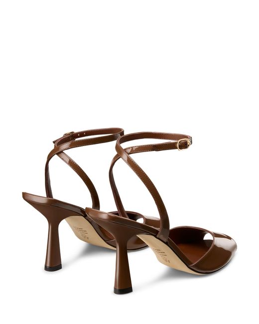 Stuart Weitzman Brown Val Sandal 85