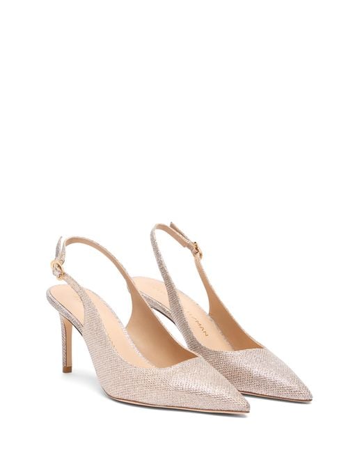 Stuart Weitzman Pink Stuart Power Slingback 75