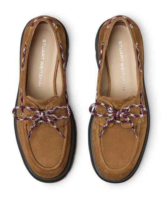 Stuart Weitzman Brown Hudson Moccasin