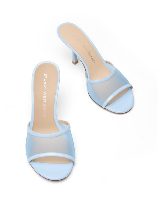 Stuart Weitzman Blue Bareitall Slide 85