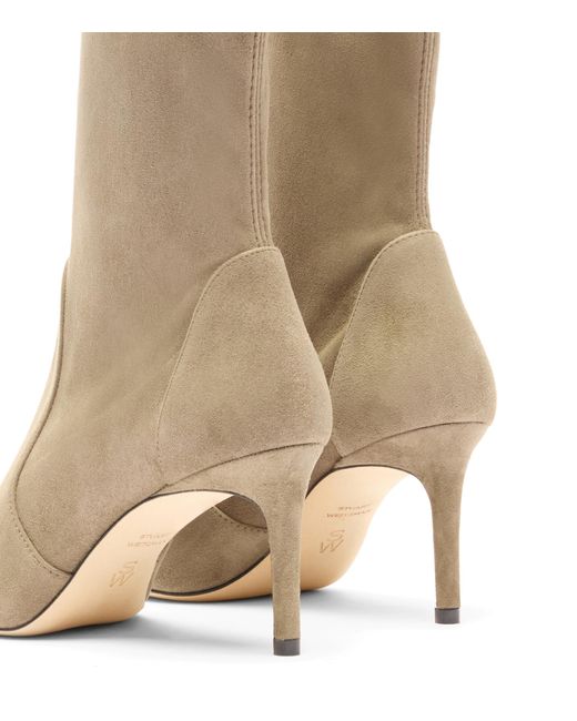 Stuart Weitzman Natural Stuart Power Bootie 75