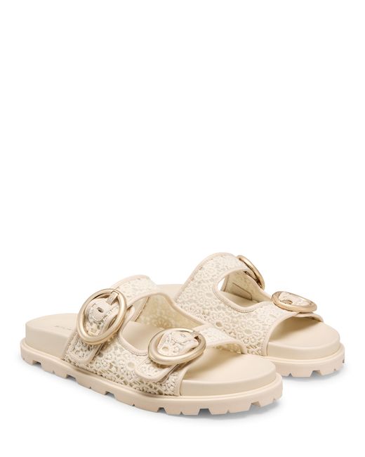 Benni Sport Slide di Stuart Weitzman in Natural