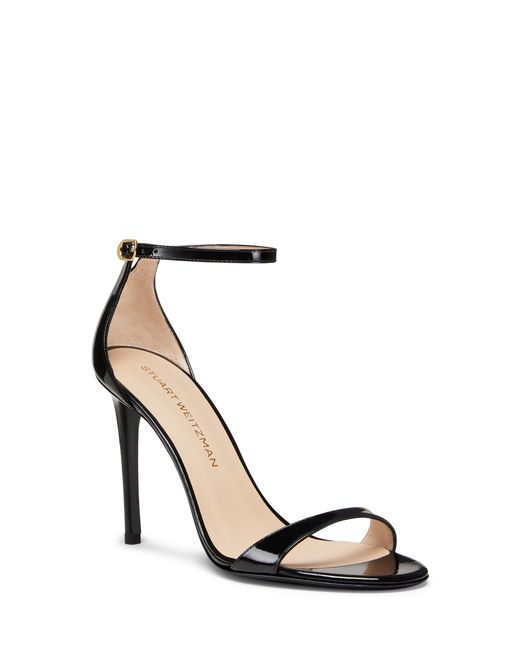Stuart Weitzman Black Nudist Ii 100 Sandal