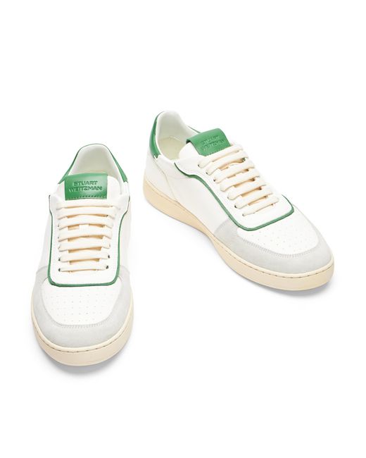 Stuart Weitzman White Sw Derby for men