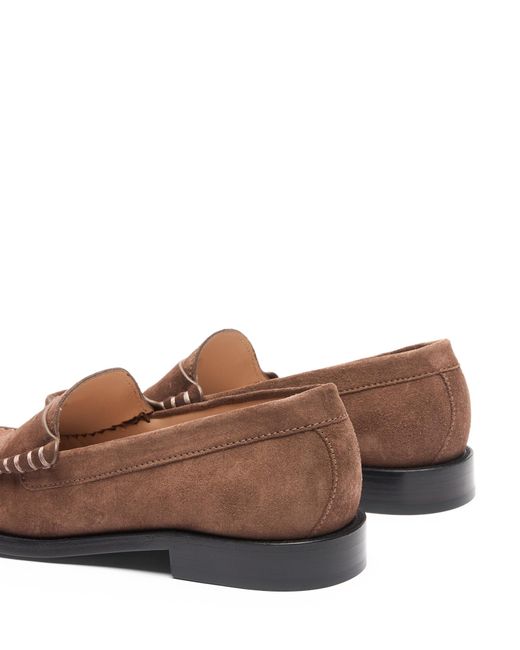 Stuart Weitzman Brown Lottie Loafer