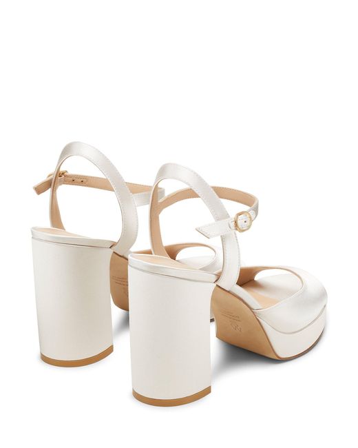 Stuart Weitzman White Dayna Ii Platform