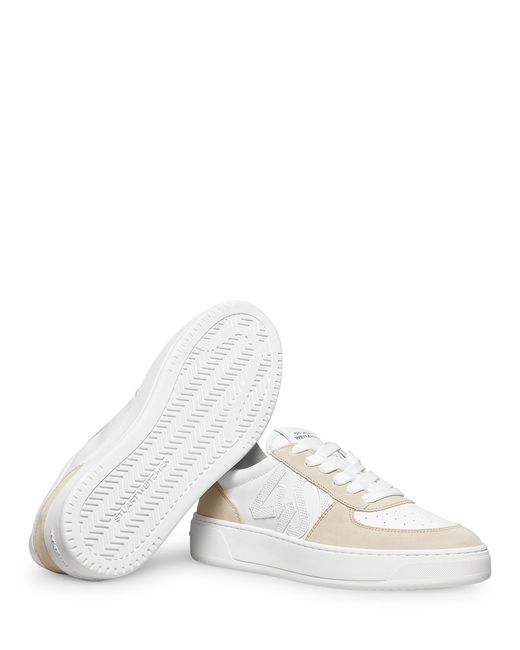 Stuart Weitzman White Sw Courtside Monogram Sneaker