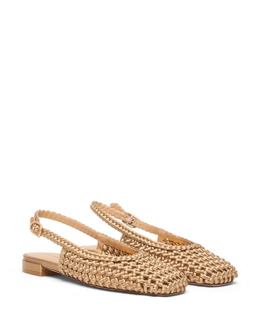 Stuart Weitzman Natural Marina Slingback