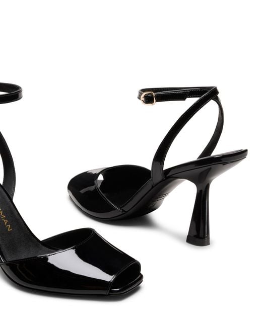 Stuart Weitzman Black Val Sandal 85