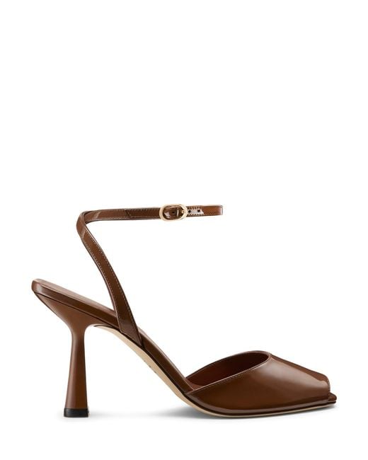 Stuart Weitzman Brown Val Sandal 85