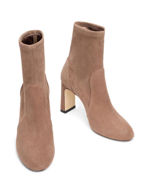 Stuart Weitzman Brown Babette Bootie 85