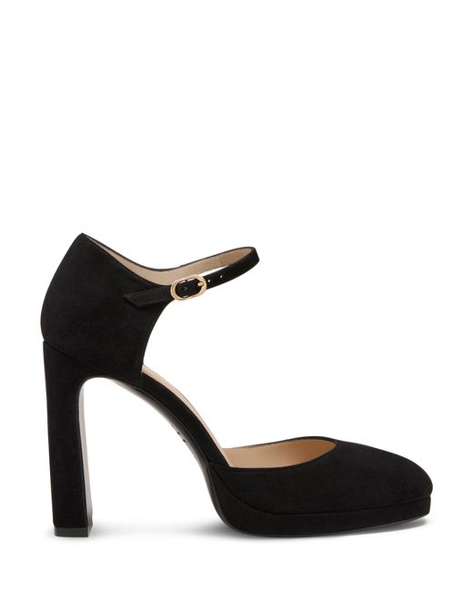 Stuart Weitzman Black Babette Platform Pump