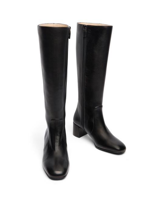 Stuart Weitzman Black Maeve Zip Boot