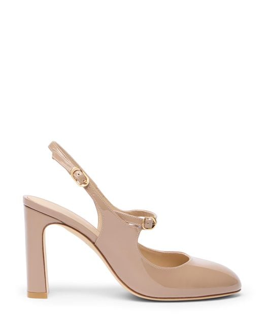 Stuart Weitzman Pink Babette Mary Jane Slingback 85