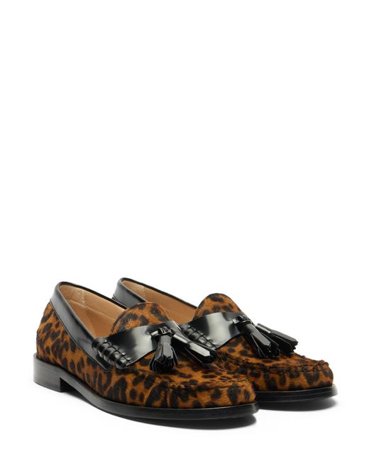 Stuart Weitzman Brown Lottie Tassel Loafer