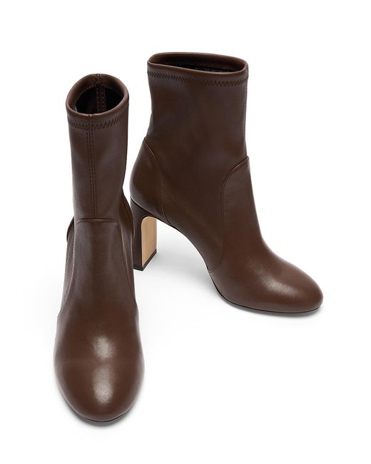 Stuart Weitzman Brown Babette Stiefelette 85