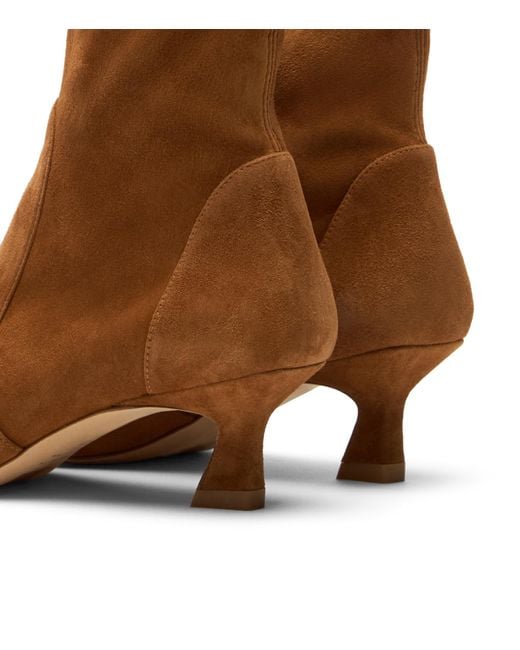 Stuart Weitzman Brown Vinnie Bootie 50