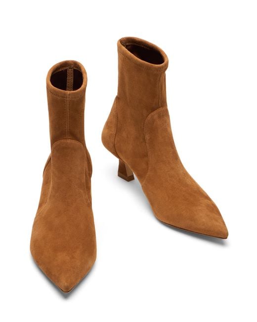 Stuart Weitzman Brown Vinnie Bootie 50