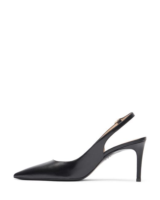 Stuart Weitzman Black Stuart Power Slingback 75