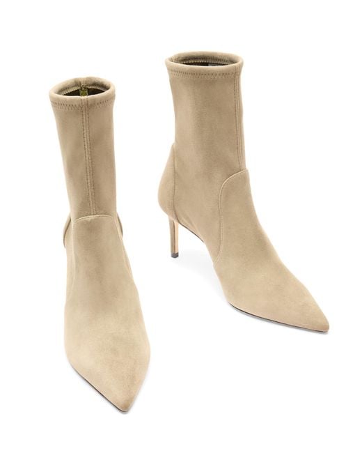 Stuart Weitzman Natural Stuart Power Bootie 75