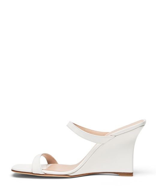 Stuart Weitzman White Wedges